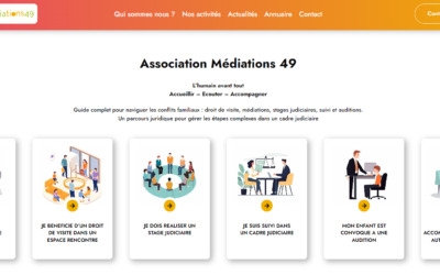 Nouveau site web Médiations 49